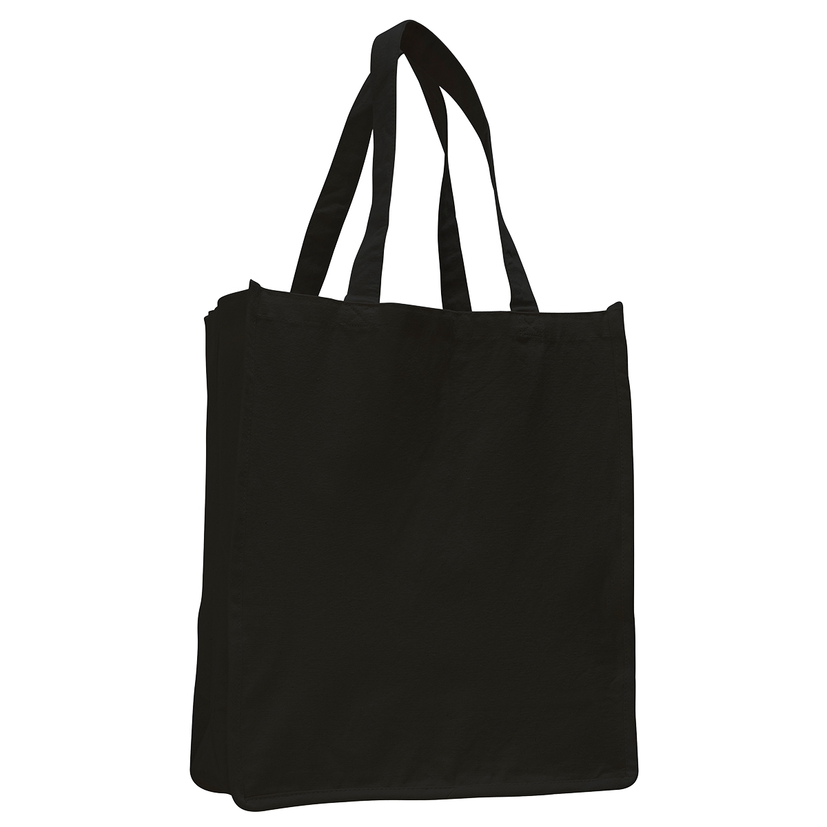 Q125400 Q-Tees Canvas Gusseted Jumbo Shopper - Kati Sportcap & Bag